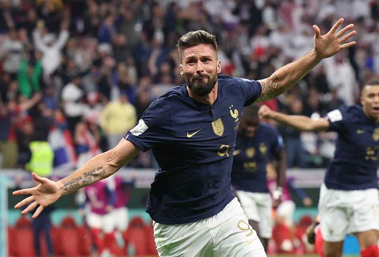 Olivier Giroud, de 36 años, vuelve a llegar a la final del Mundial